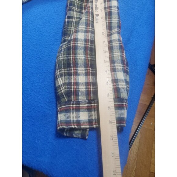 Casual Country Insulated Flannel Button Plaid Men's Size Medium - Picture 16 of 16